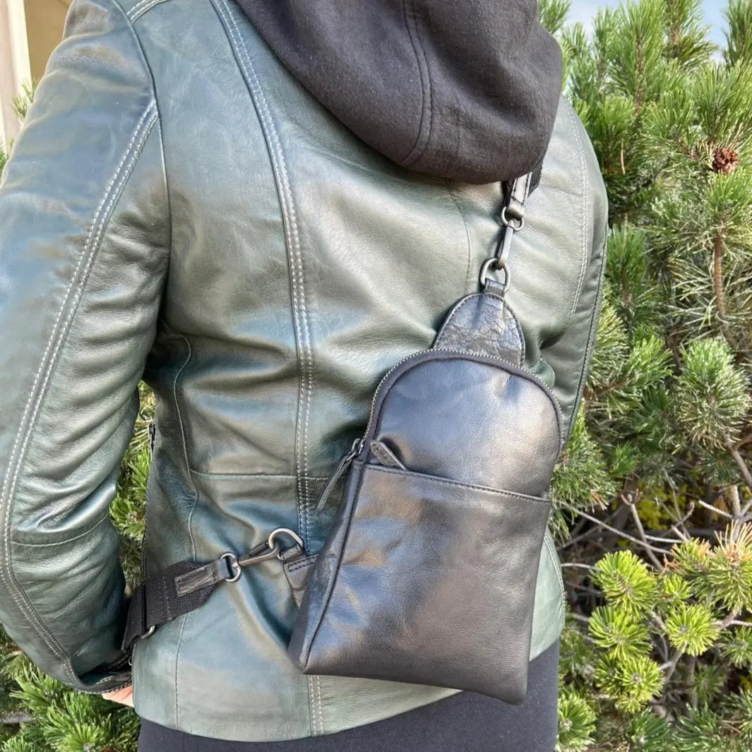 MET Andora Leather Chest Front Bag & Backpack Boutique of Leathers/Open Road