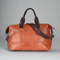 MET Carry-On Leather Duffle Bag with Short Handles - Velora Luxury Fashion