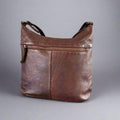 MET Floral Stitch Leather Tote with Adjustable Strap - Velora Luxury Fashion