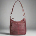 MET Floral Stitch Leather Tote with Adjustable Strap - Velora Luxury Fashion