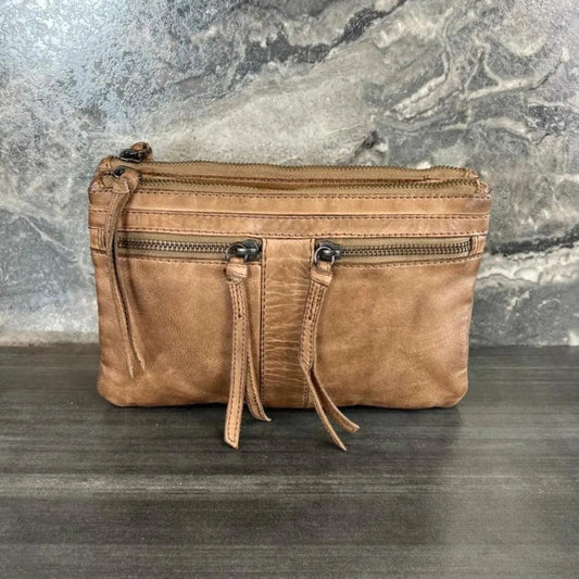 MET Leather Crossbody Bag with Dual Front Zipper Pockets - Velora Luxury Fashion