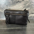 MET Leather Crossbody Bag with Dual Front Zipper Pockets - Velora Luxury Fashion