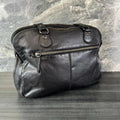 MET Leather Handbag with Dual Handles and Front Zipper Pockets - Velora Luxury Fashion