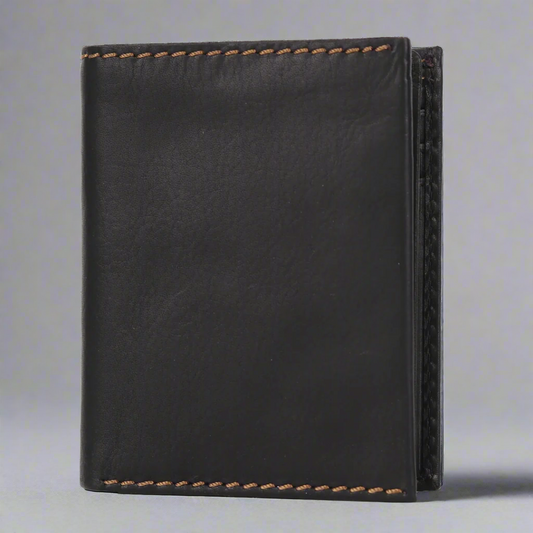 MET Men's Center Wing RFID Leather Wallet - Velora Luxury Fashion