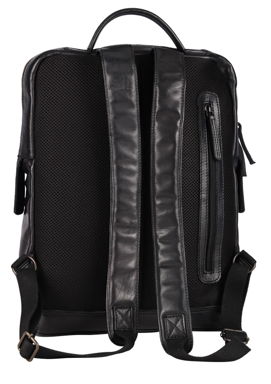 MET Two Strap Adjustable Leather Backpack - Velora Luxury Fashion
