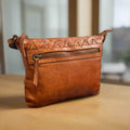 MET V Stitch Crossbody Leather Bag - Velora Luxury Fashion