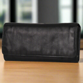 MET Women's Leather Clutch Wallet - Velora Luxury Fashion