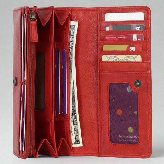 MET Women's Wallet Boutique of Leathers/Open Road