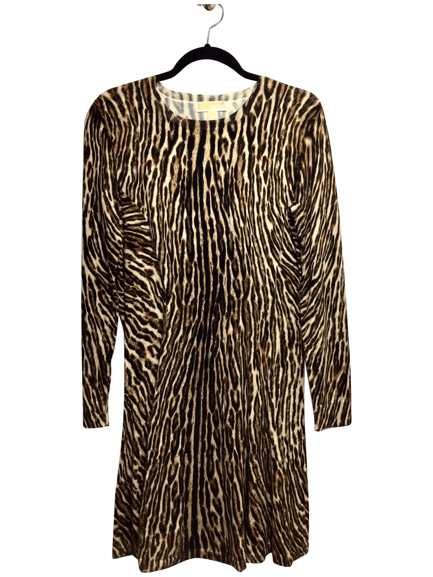 MICHAEL KORS Regular fit Midi Dress in Brown - M - Velora