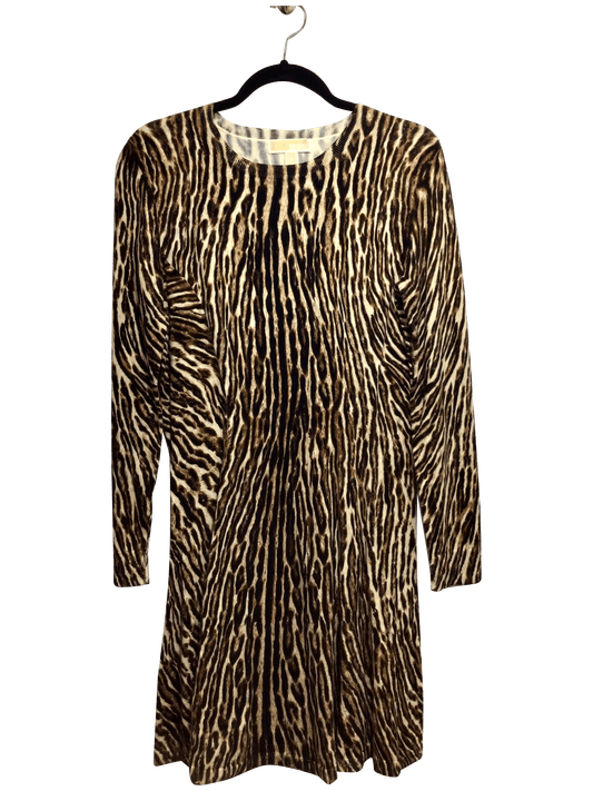 MICHAEL KORS Regular fit Midi Dress in Brown - M - Velora