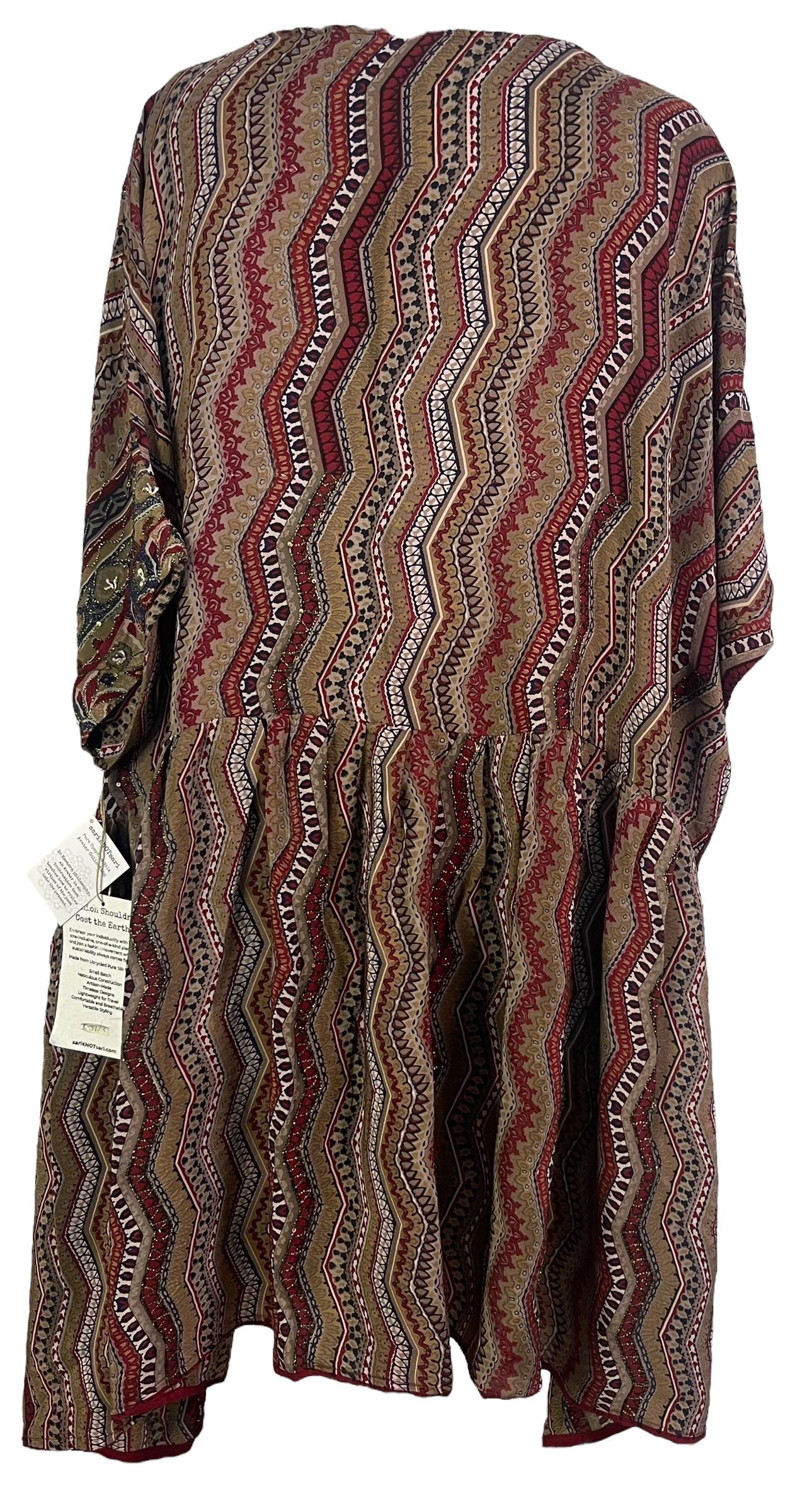 PRC3772 Avatar Pure Silk Boxy Babydoll Dress - Velora