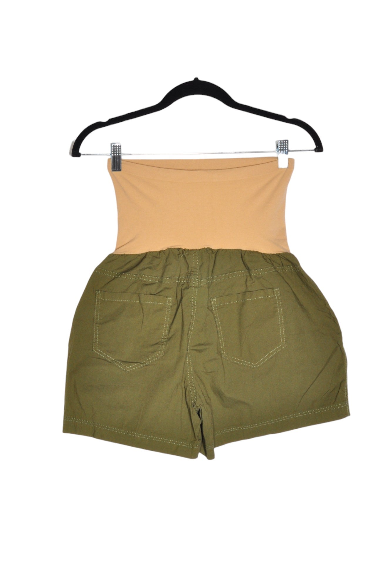 MOTHERHOOD Women Classic Shorts Regular fit in Green - L - Velora Luxury Fashion