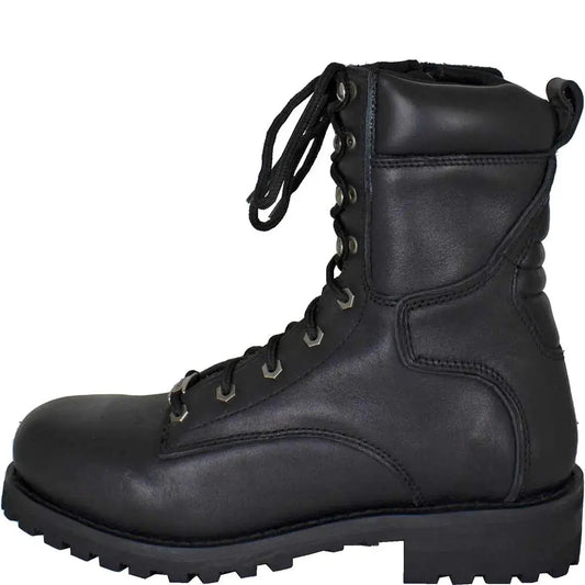 Open Road Men's 8" Quilted Motorcycle Boots Boutique of Leathers/Open Road