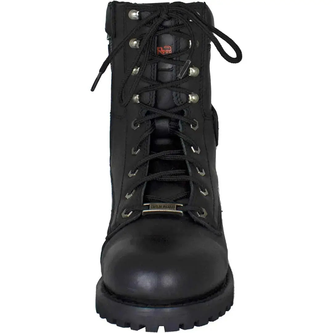 Open Road Men's 8" Quilted Motorcycle Boots Boutique of Leathers/Open Road