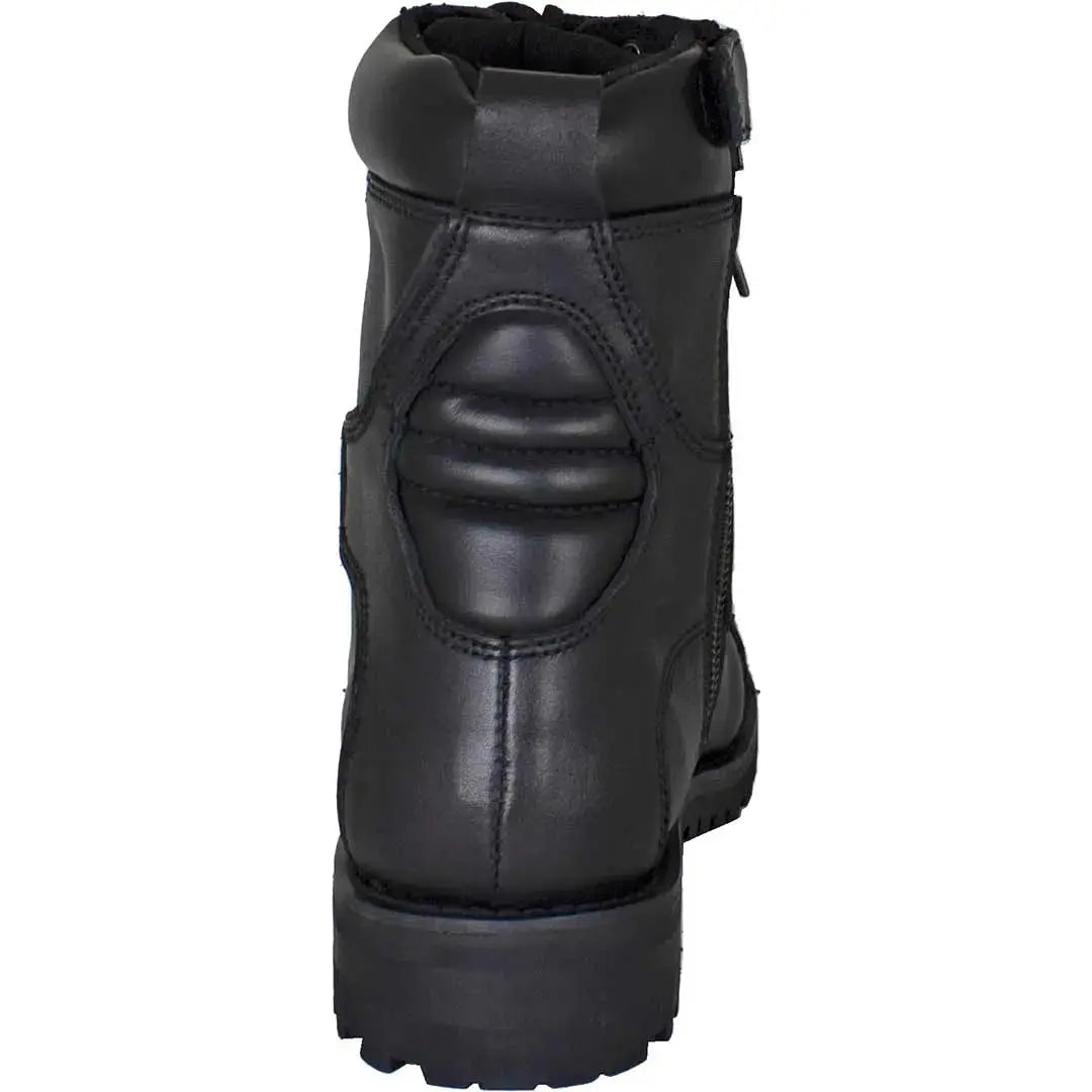 Open Road Men's 8" Quilted Motorcycle Boots Boutique of Leathers/Open Road