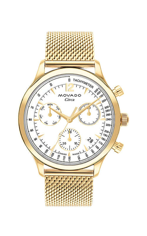 Movado Heritage Series Circa Chronograph Watch 3650138 - Velora