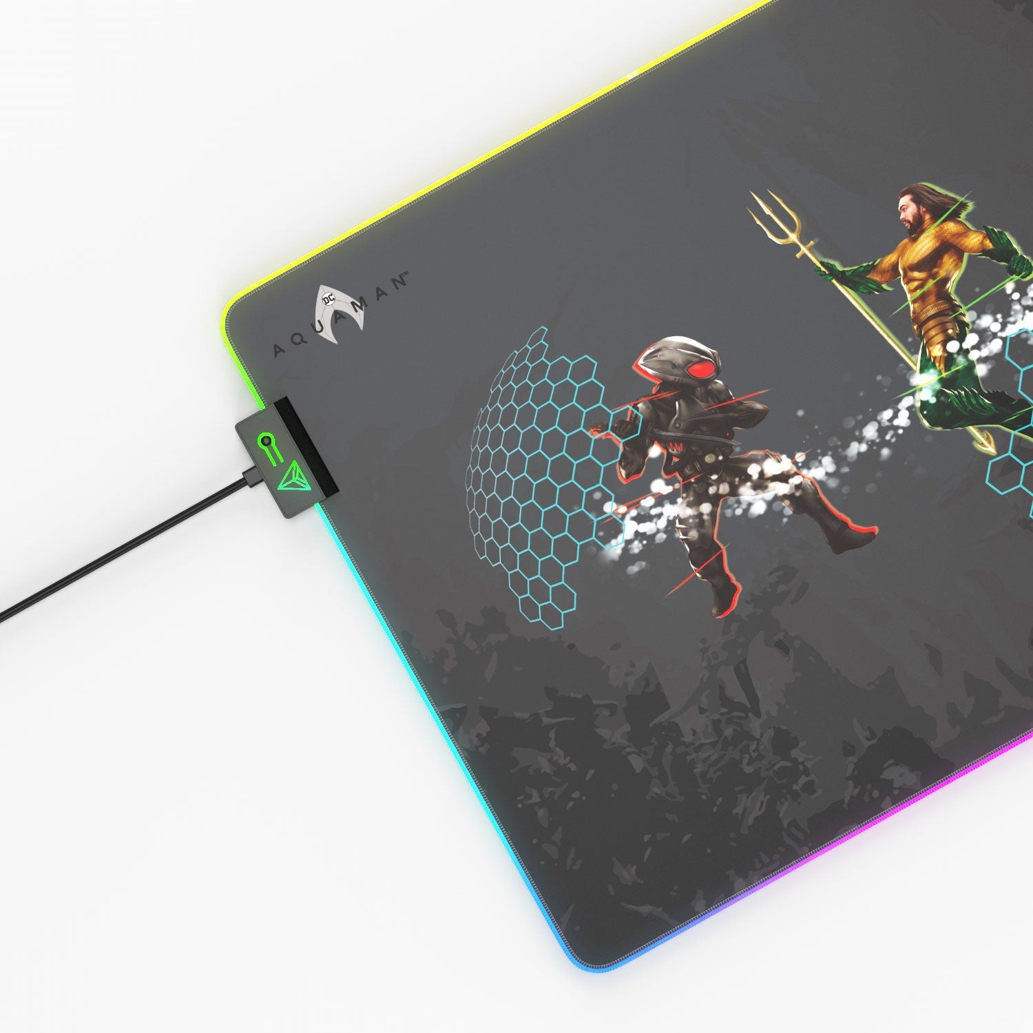 Aquaman Vs. Black Manta Gaming Mouse Pad - Velora