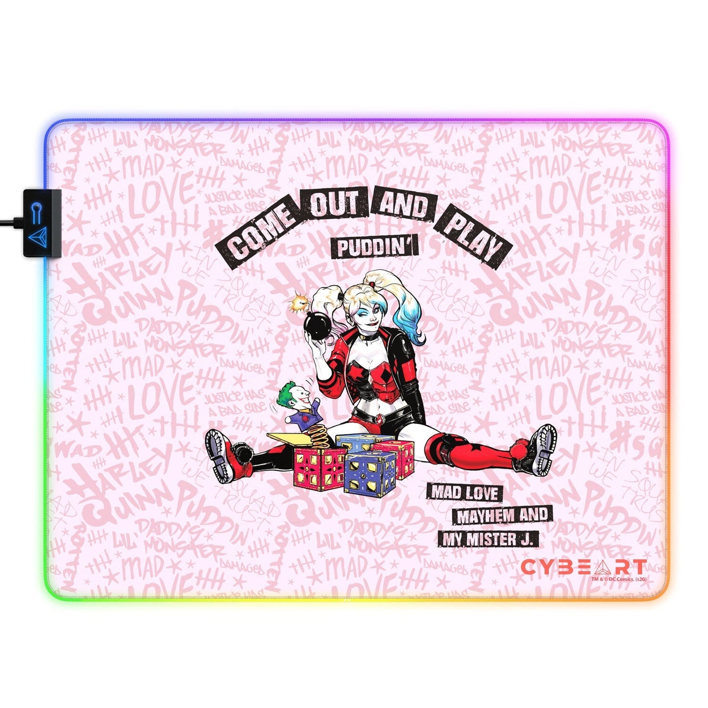 Harley Quinn Gaming Mouse Pad - Velora