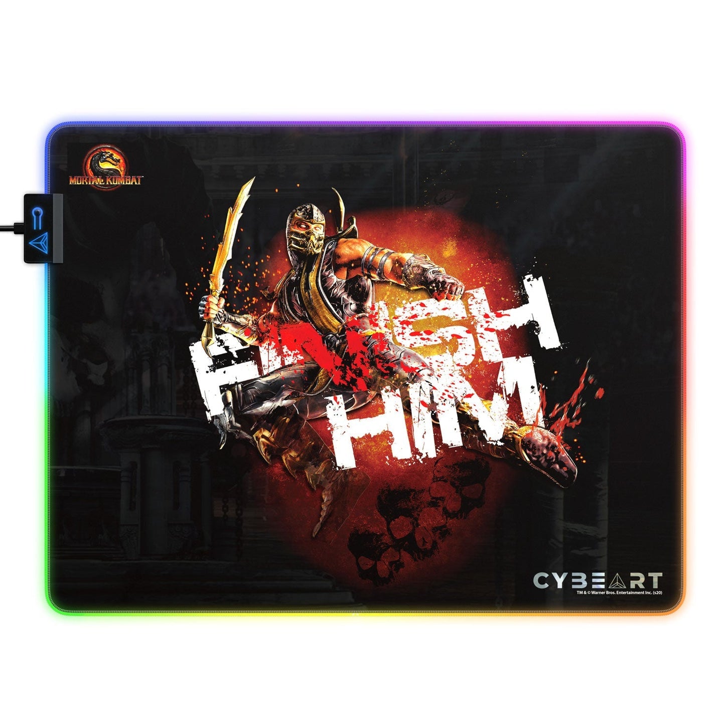 Mortal Kombat - FINISH HIM Gaming Mouse Pad - Velora