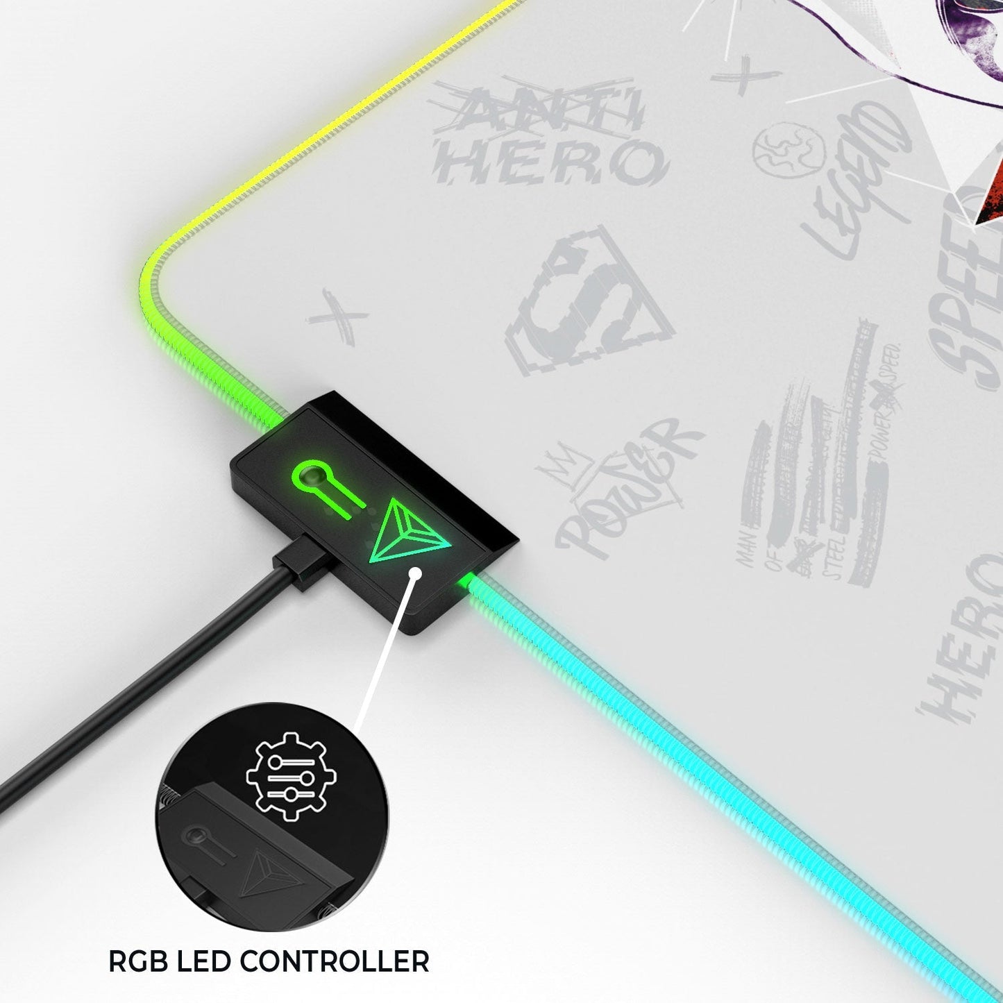 Superman - Truth Honor Courage Gaming Mouse Pad - Velora