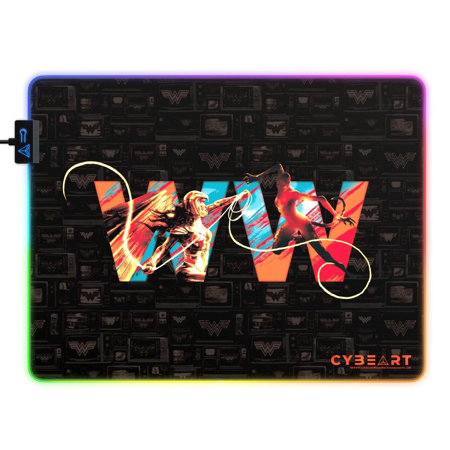 Wonder Woman Vs. Cheetah Gaming Mouse Pad - Velora