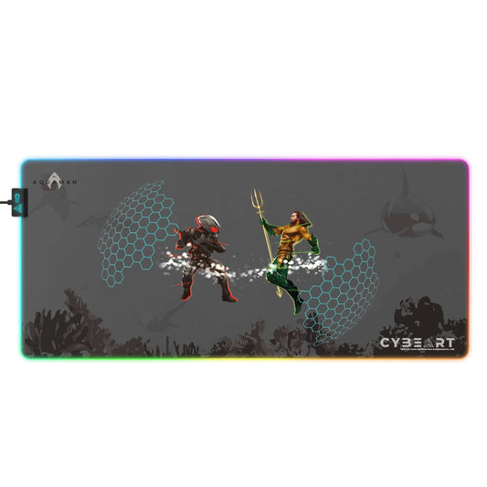 Aquaman Vs. Black Manta Gaming Mouse Pad - Velora