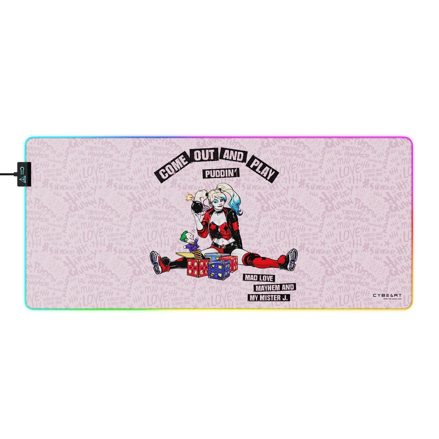 Harley Quinn Gaming Mouse Pad - Velora