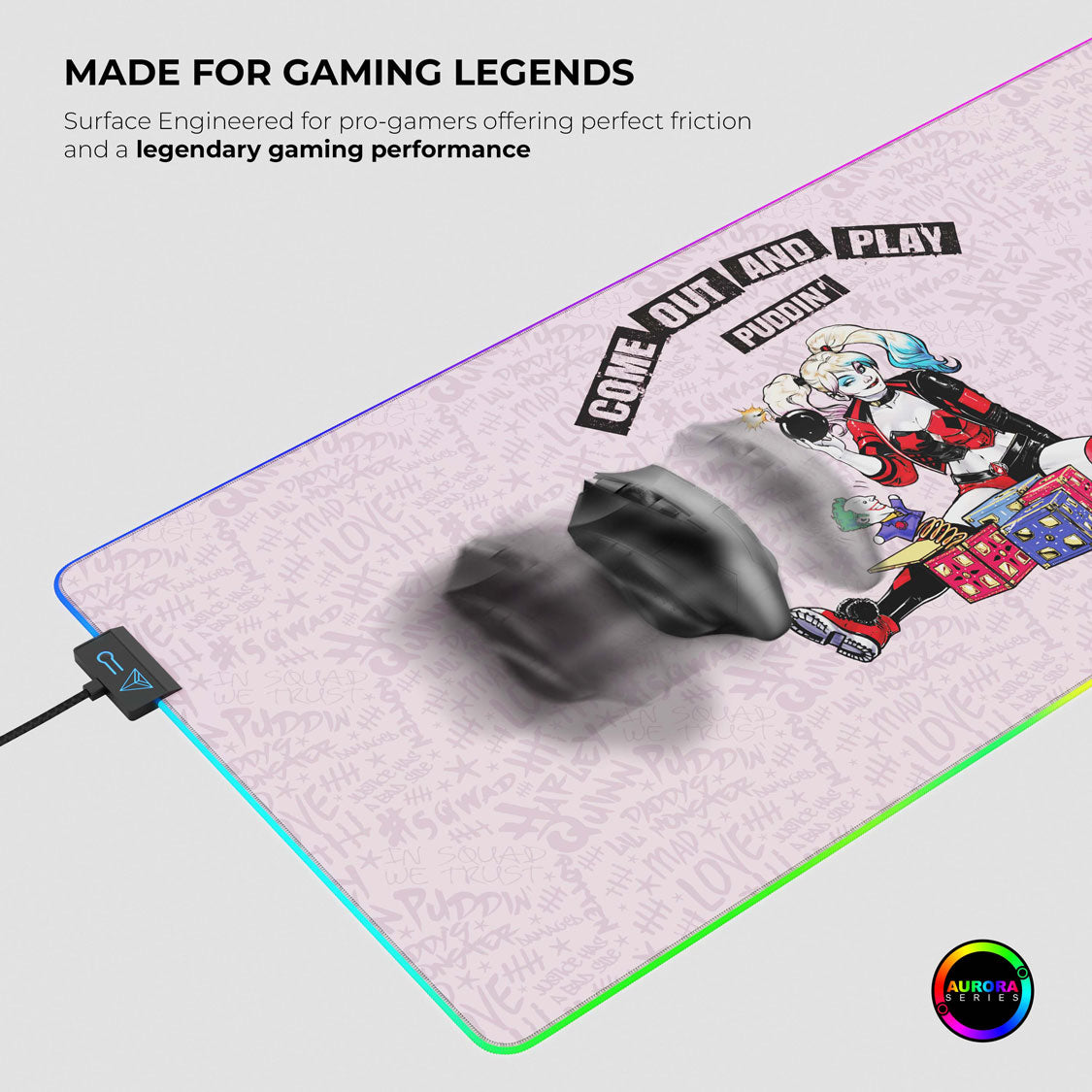 Harley Quinn Gaming Mouse Pad - Velora