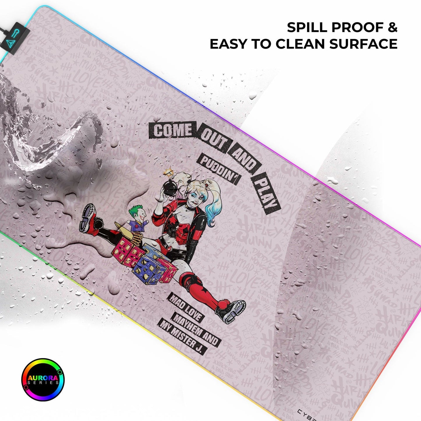 Harley Quinn Gaming Mouse Pad - Velora