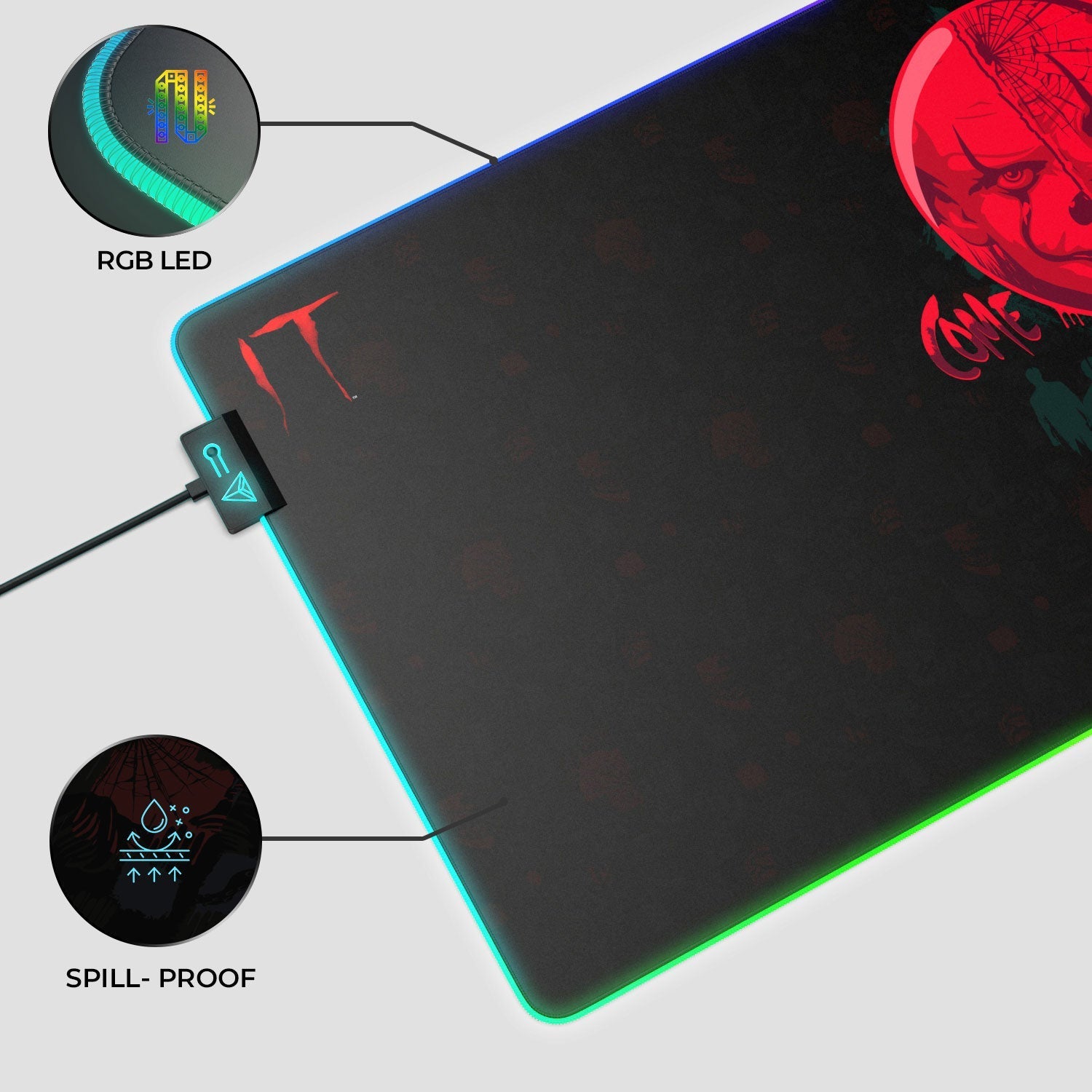 IT - COME HOME Gaming Mouse Pad - Velora