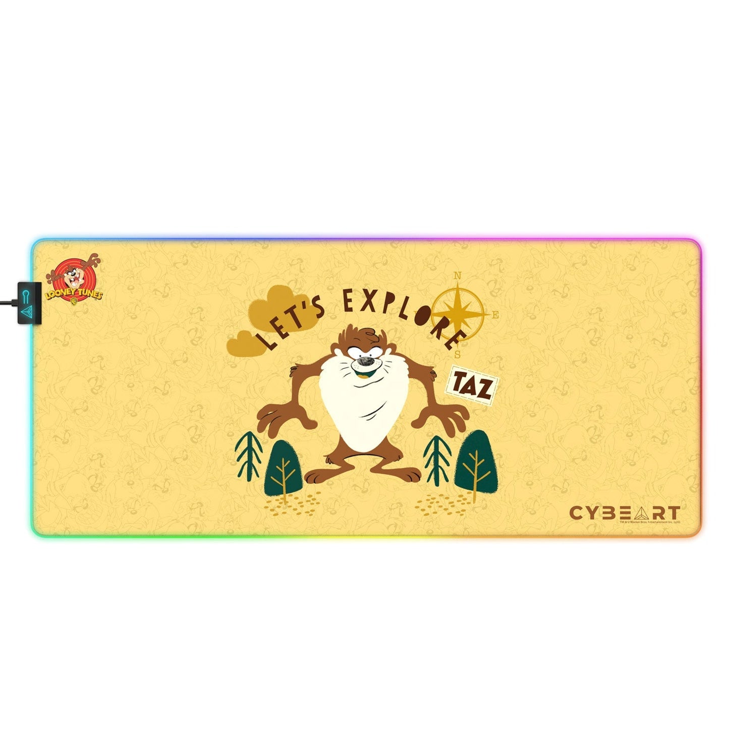 TAZ - The Tasmanian Devil Gaming Mouse Pad - Velora