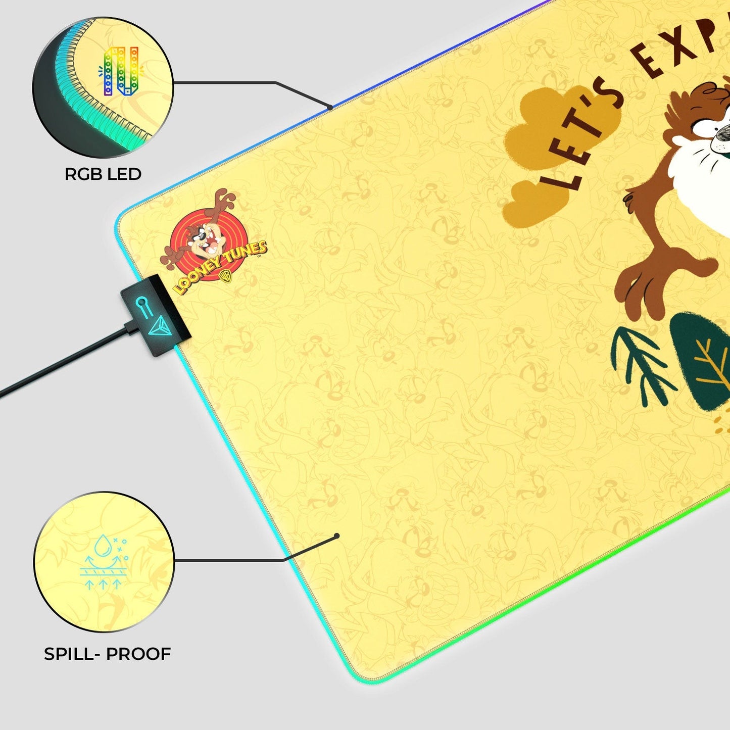 TAZ - The Tasmanian Devil Gaming Mouse Pad - Velora