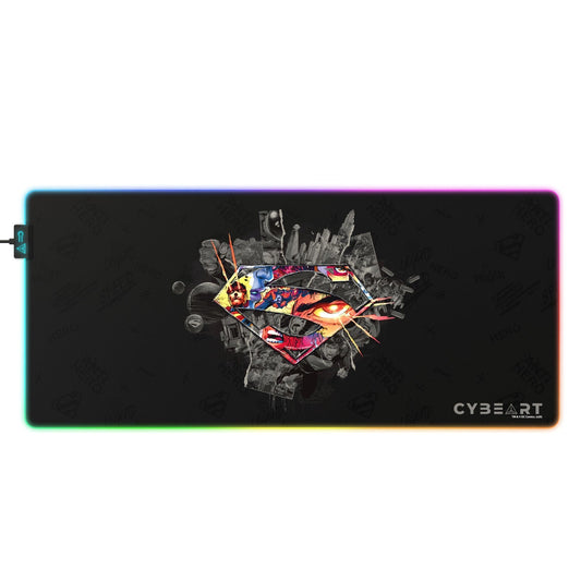 Superman Shield Emblem Gaming Mouse Pad - Velora