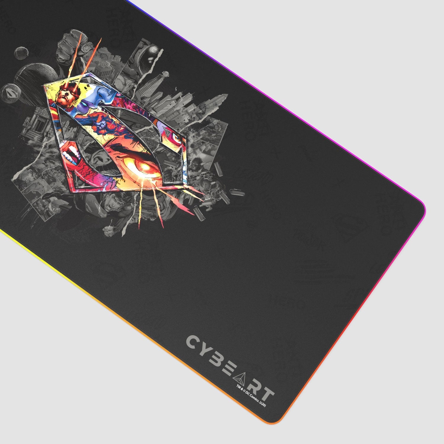 Superman Shield Emblem Gaming Mouse Pad - Velora