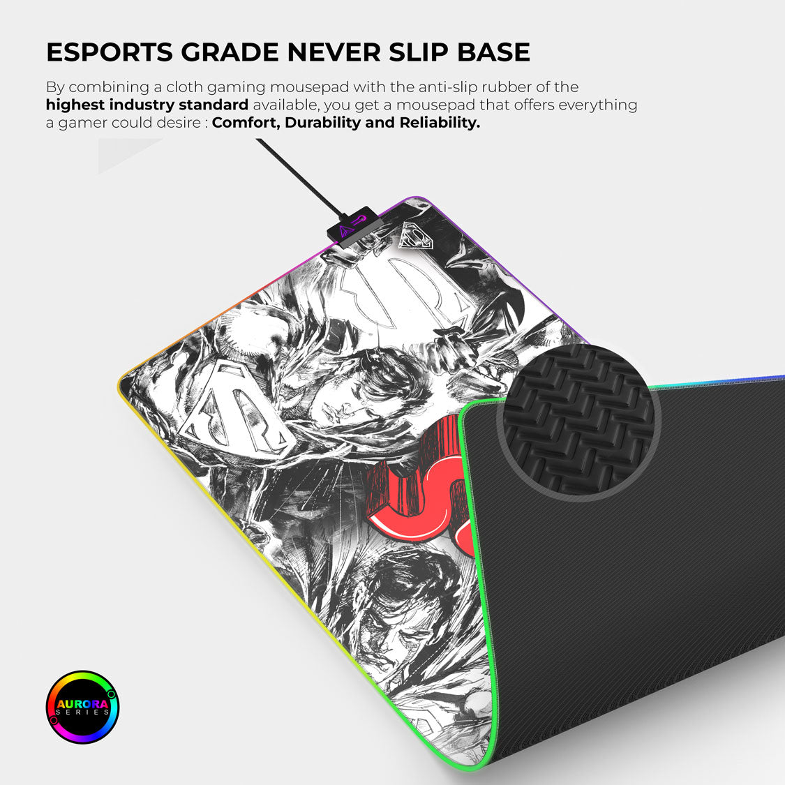 Superman Jim Lee Edition Gaming Mouse Pad - Velora