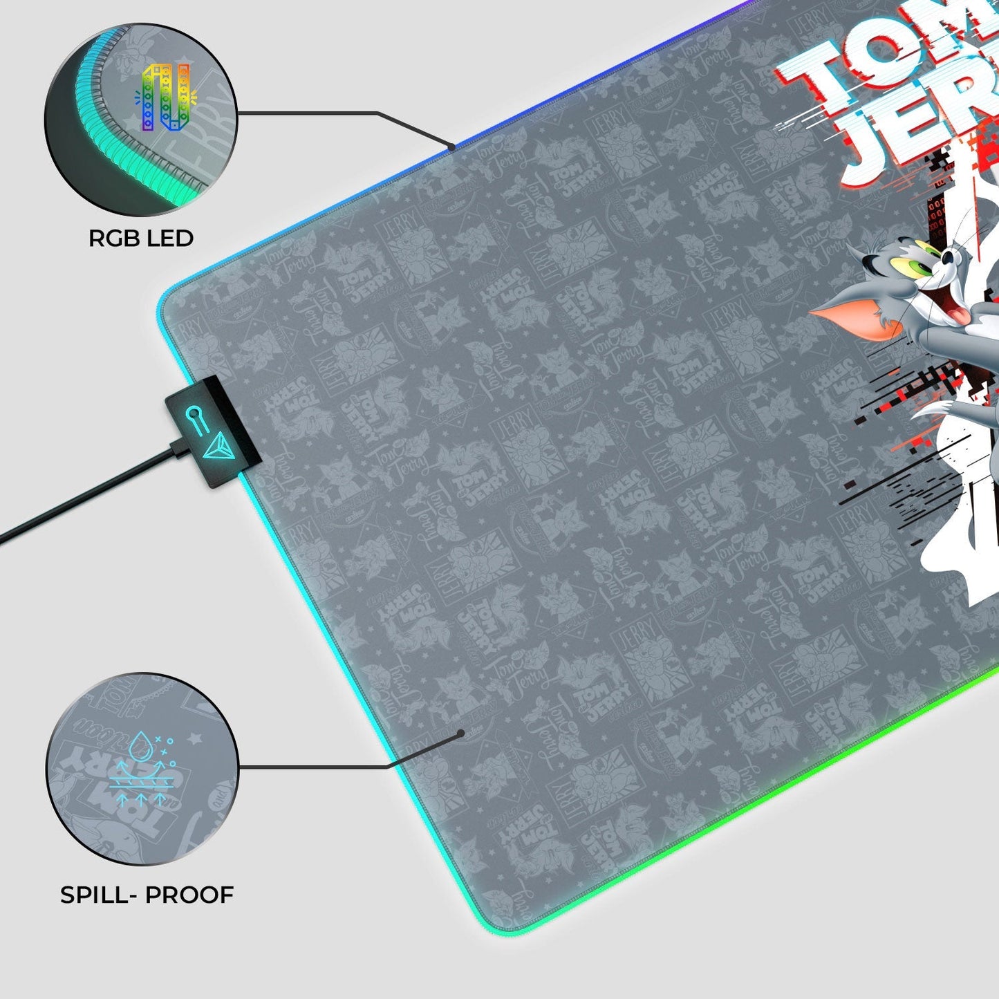 Tom and Jerry Gaming Mouse Pad - Velora
