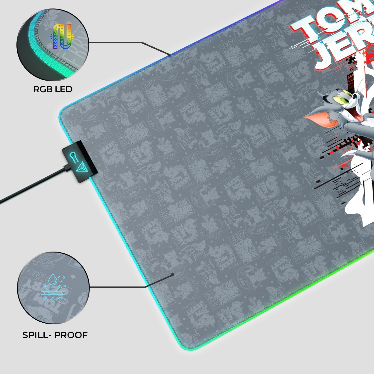 Tom and Jerry Gaming Mouse Pad - Velora