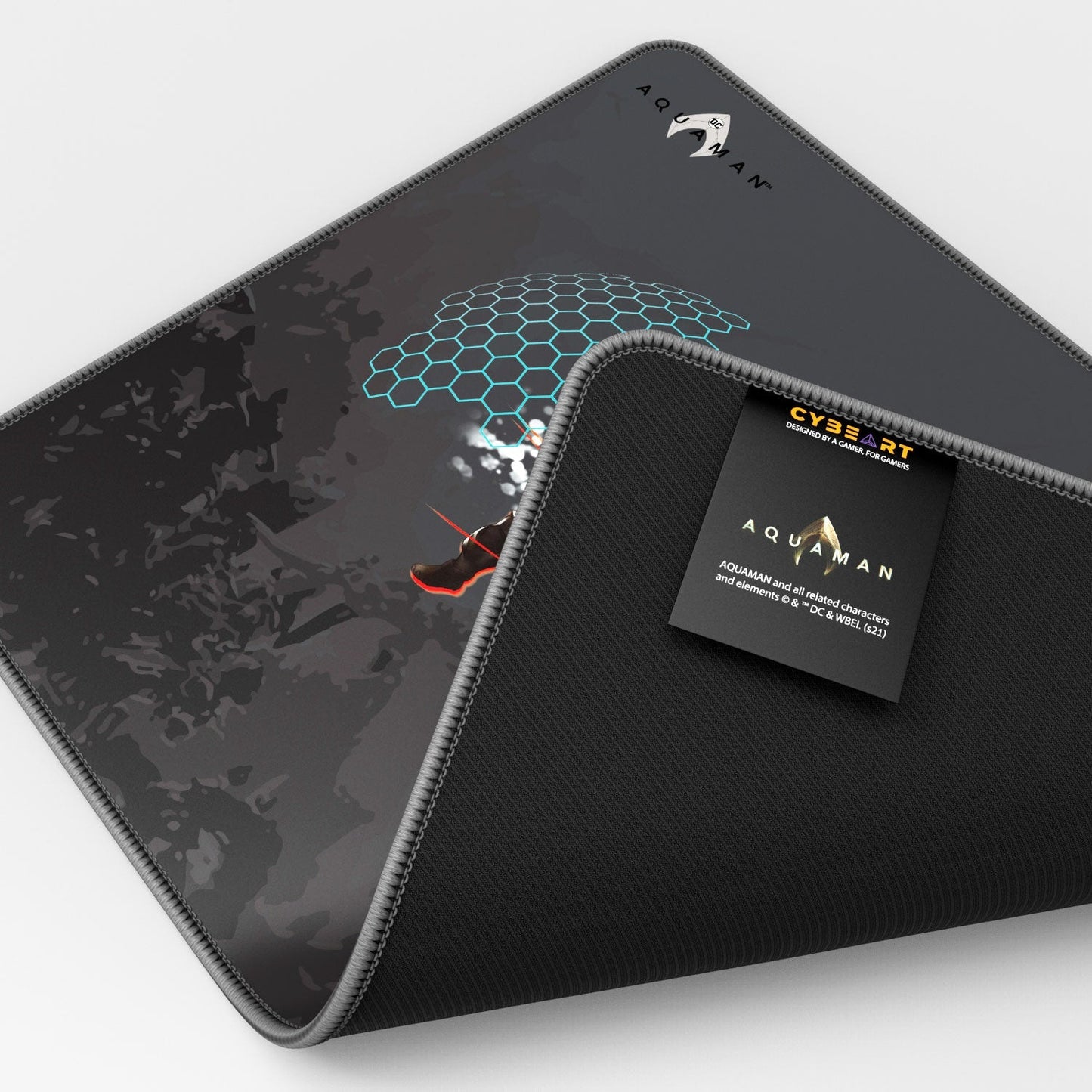 Aquaman Vs. Black Manta Gaming Mouse Pad - Velora