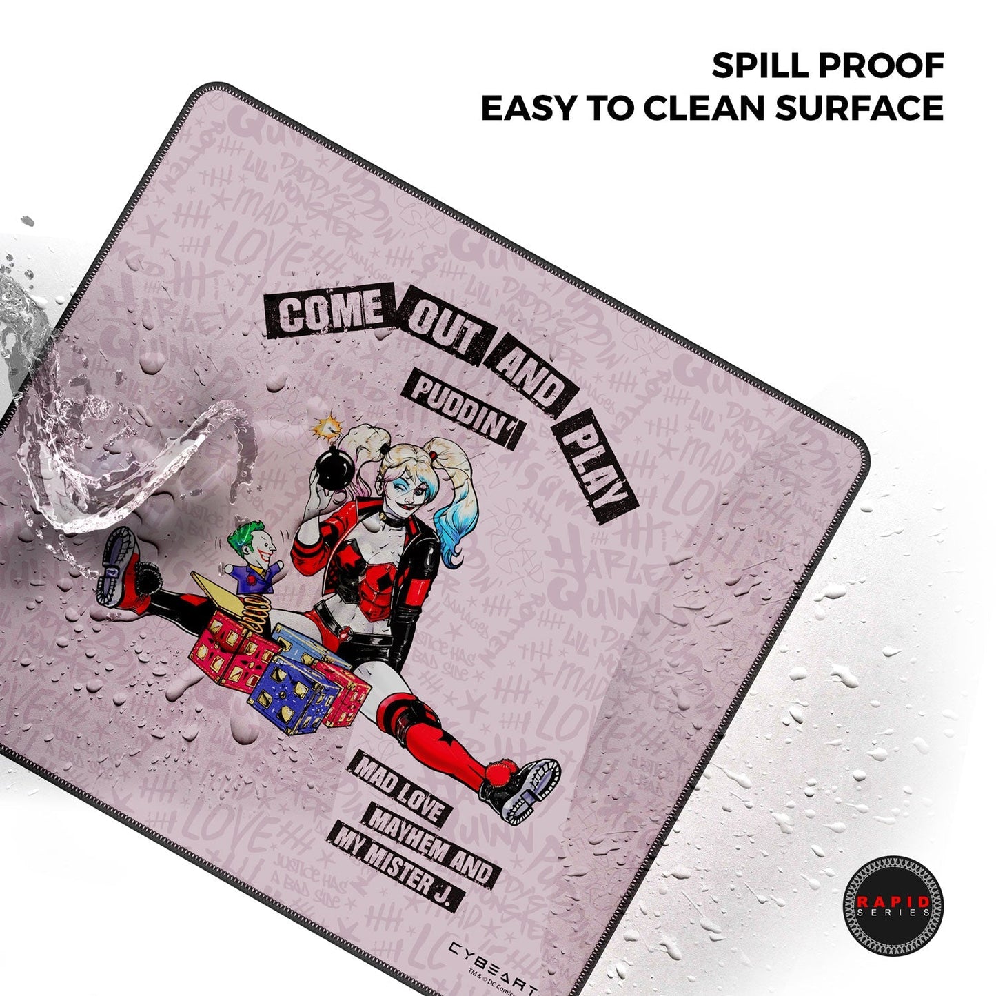 Harley Quinn Gaming Mouse Pad - Velora