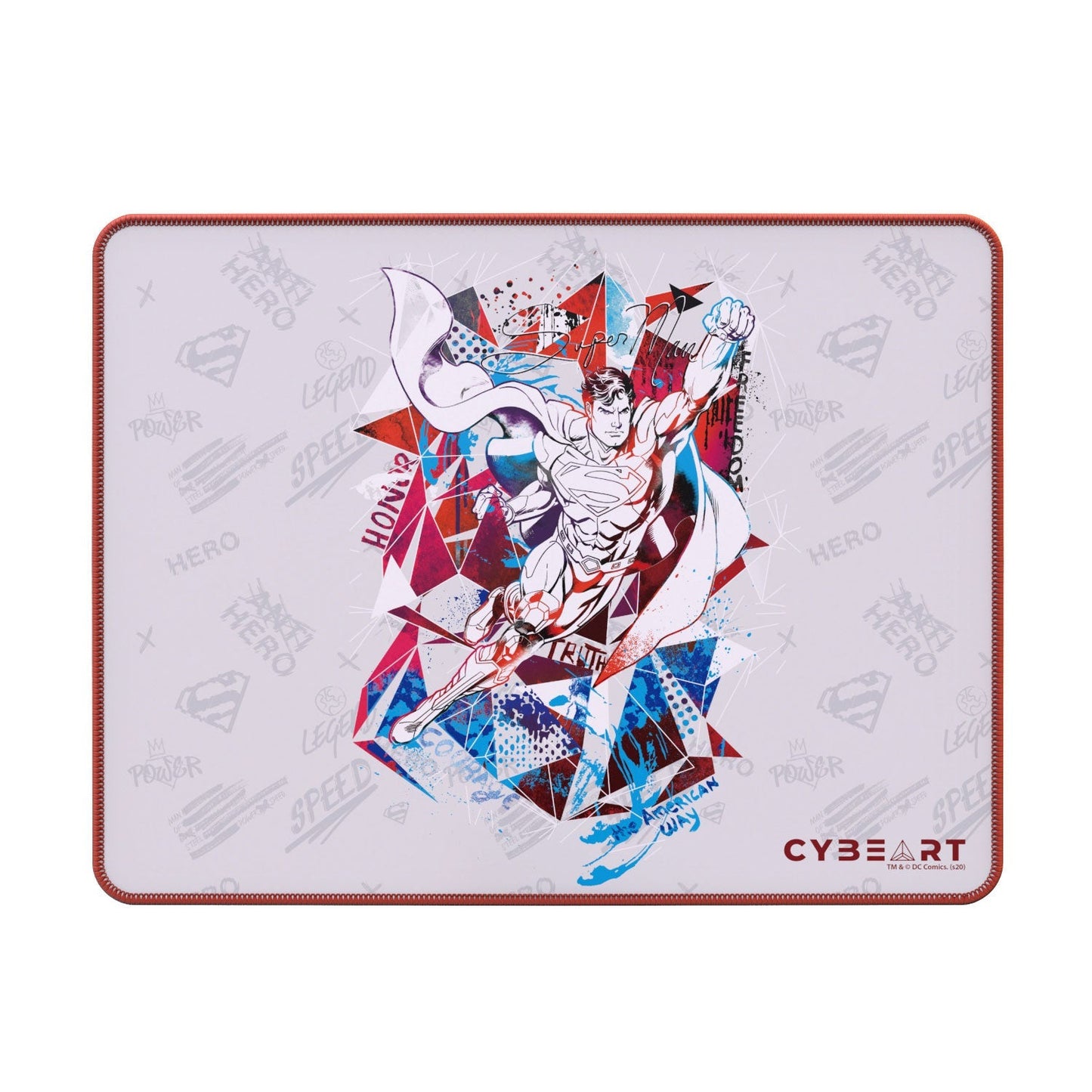 Superman - Truth Honor Courage Gaming Mouse Pad - Velora