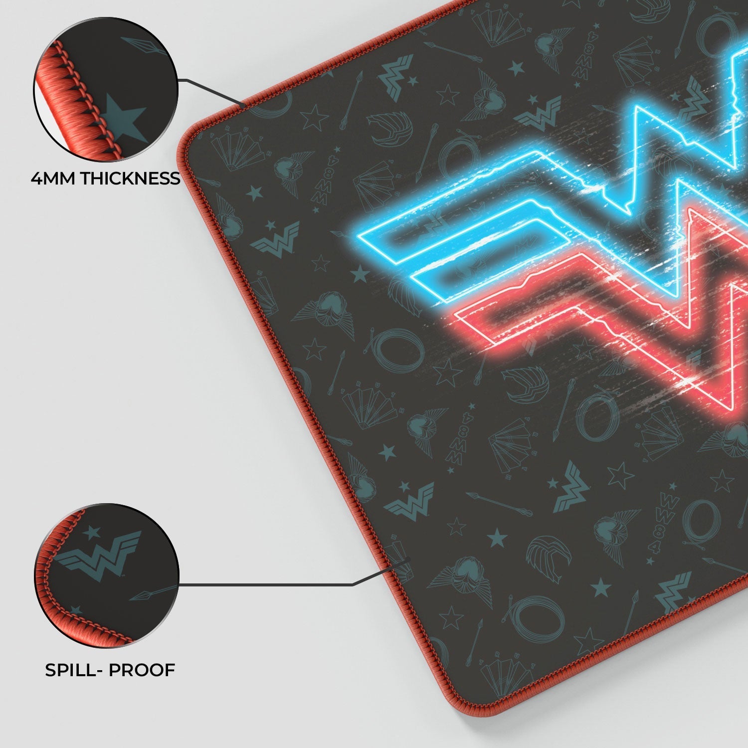 Wonder Woman - Electrified Gaming Mouse Pad - Velora