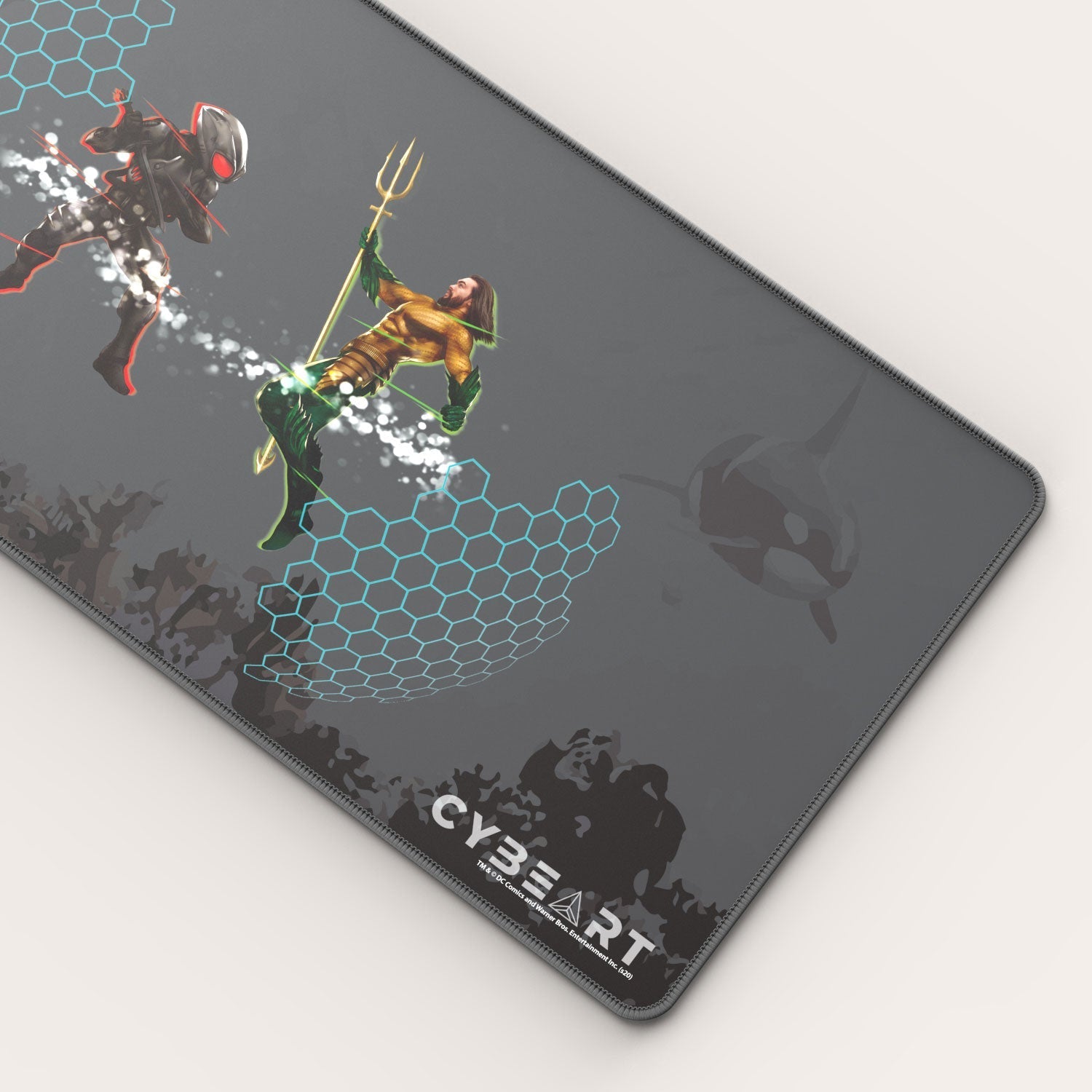 Aquaman Vs. Black Manta Gaming Mouse Pad - Velora
