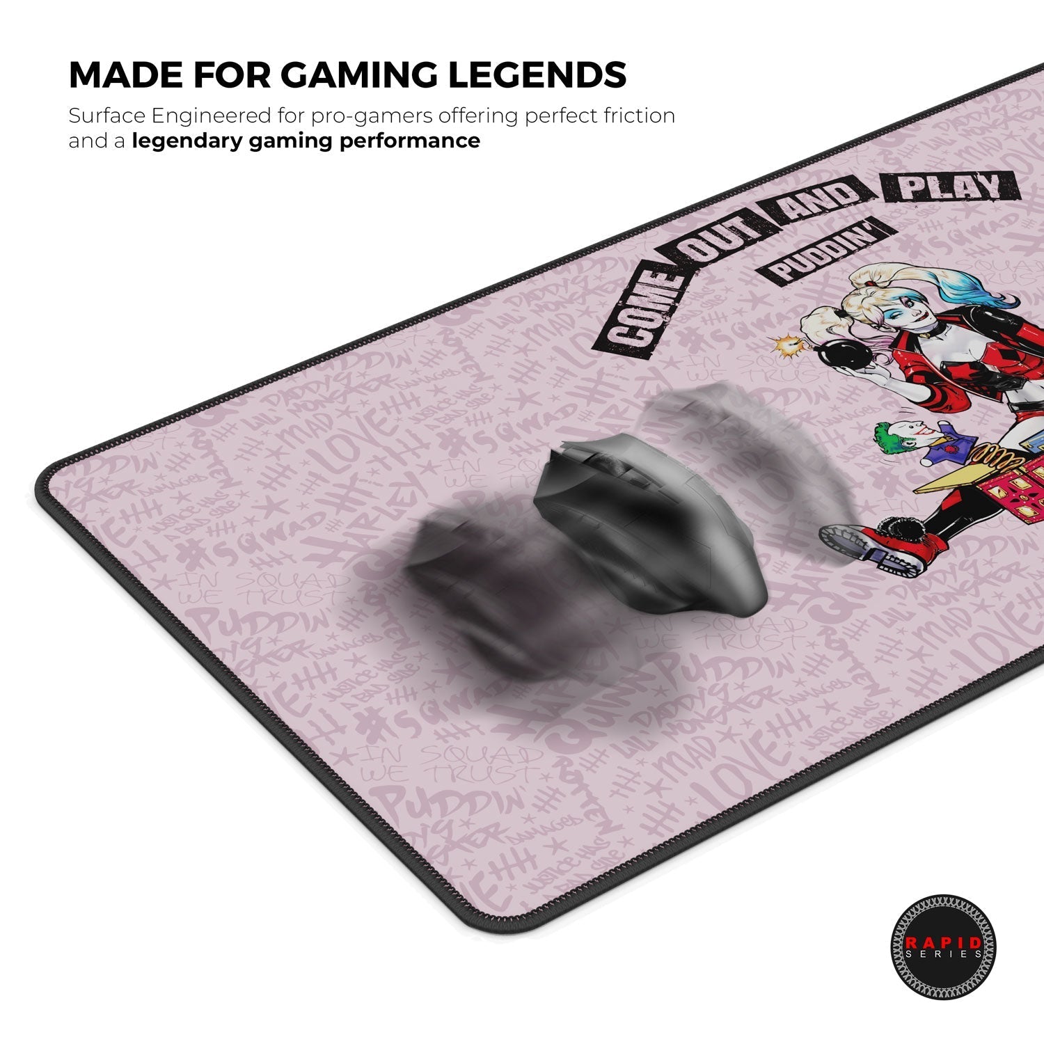 Harley Quinn Gaming Mouse Pad - Velora