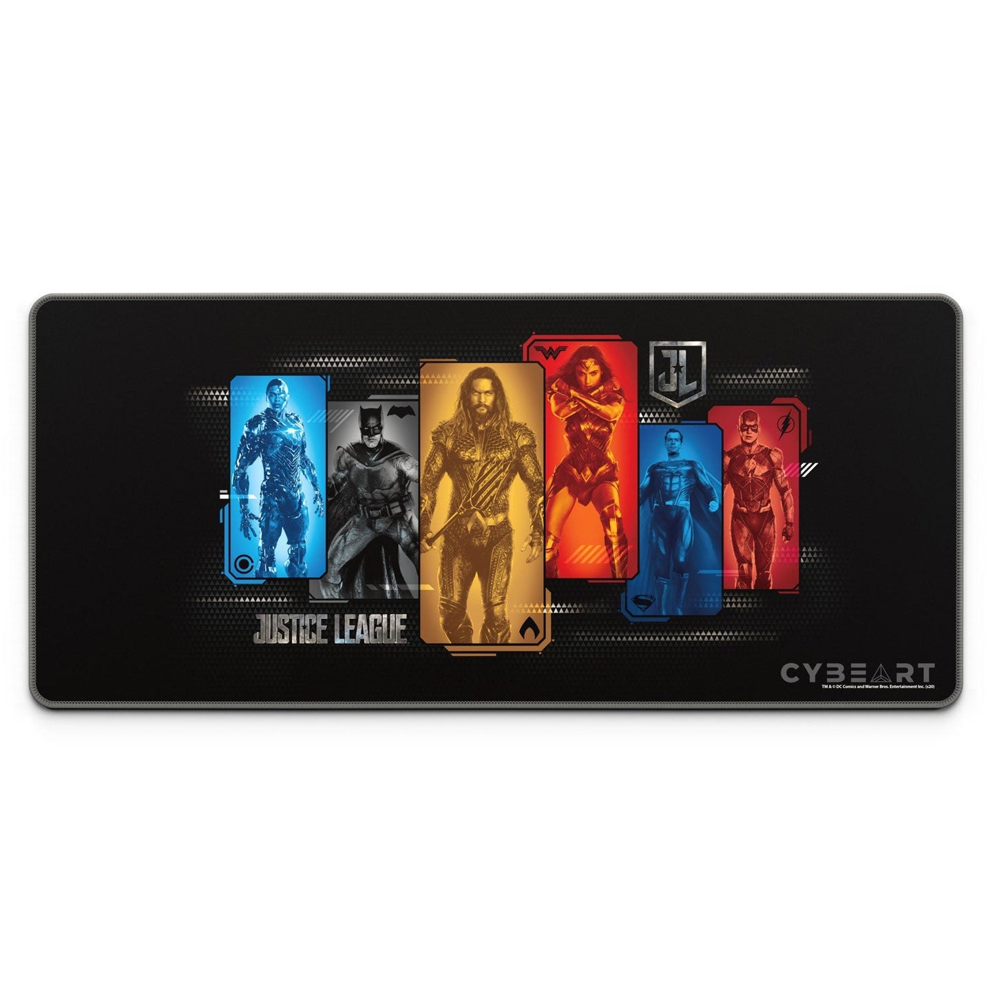 Justice League - Character Portraits Gaming Mouse Pad - Velora
