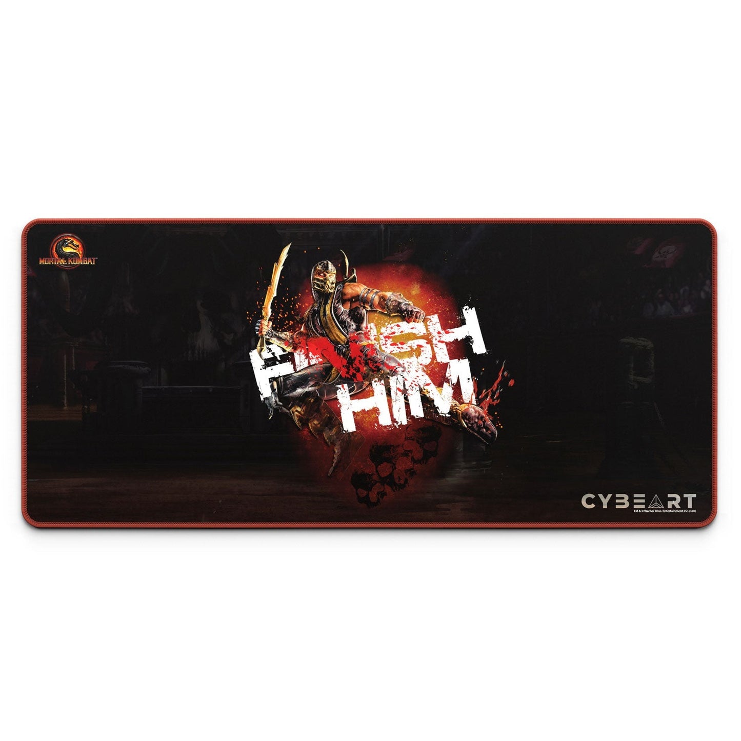 Mortal Kombat - FINISH HIM Gaming Mouse Pad - Velora