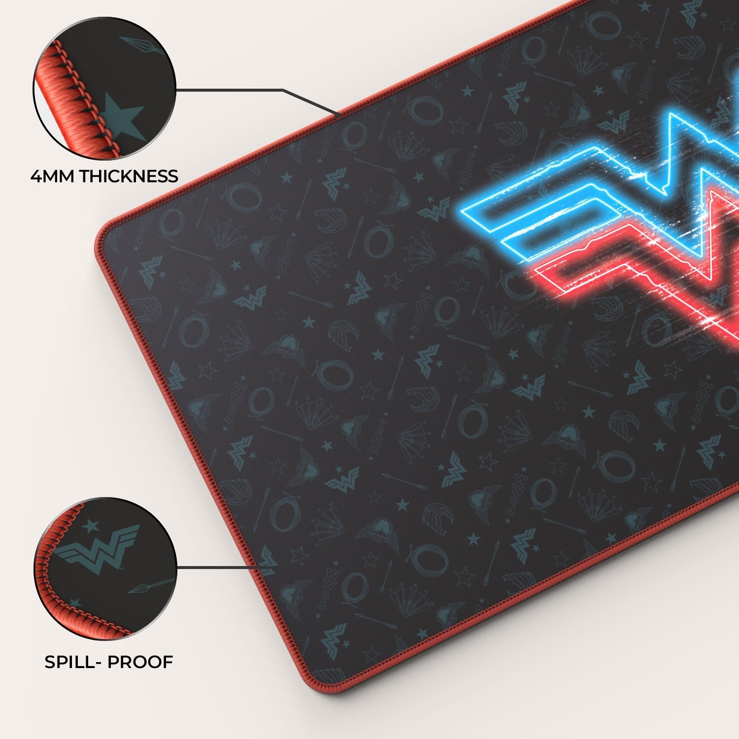 Wonder Woman - Electrified Gaming Mouse Pad - Velora
