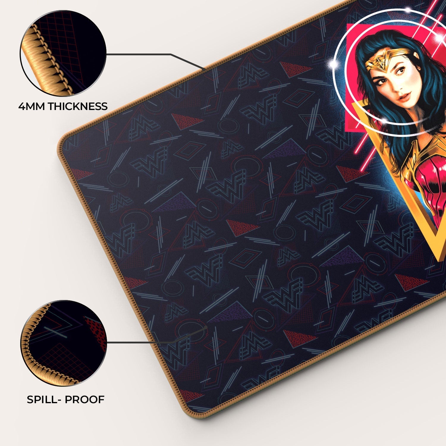 Wonder Woman - Portrait Gaming Mouse Pad - Velora
