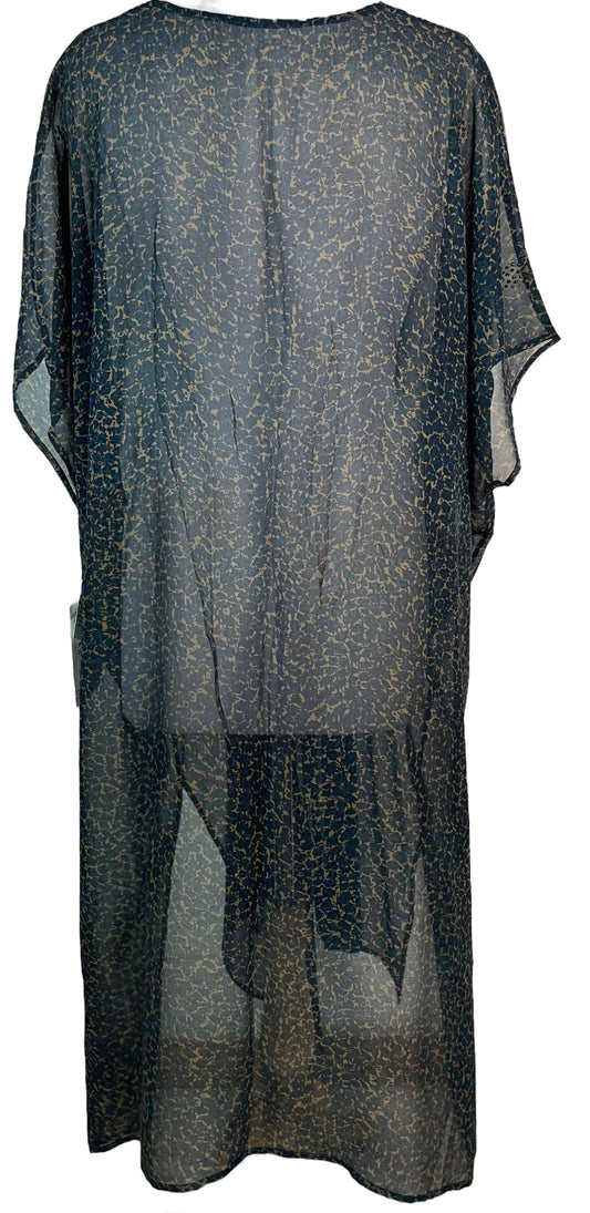 PRG6359 Sheer Avatar Pure Silk Maxi Kaftan - Velora