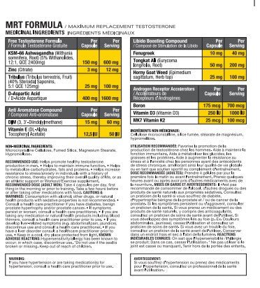 MRT Testosterone Booster 30 Day Supply - Velora Luxury Fashion