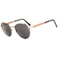 Sloan - Monel & Wood Sunglasses - Velora Luxury Fashion